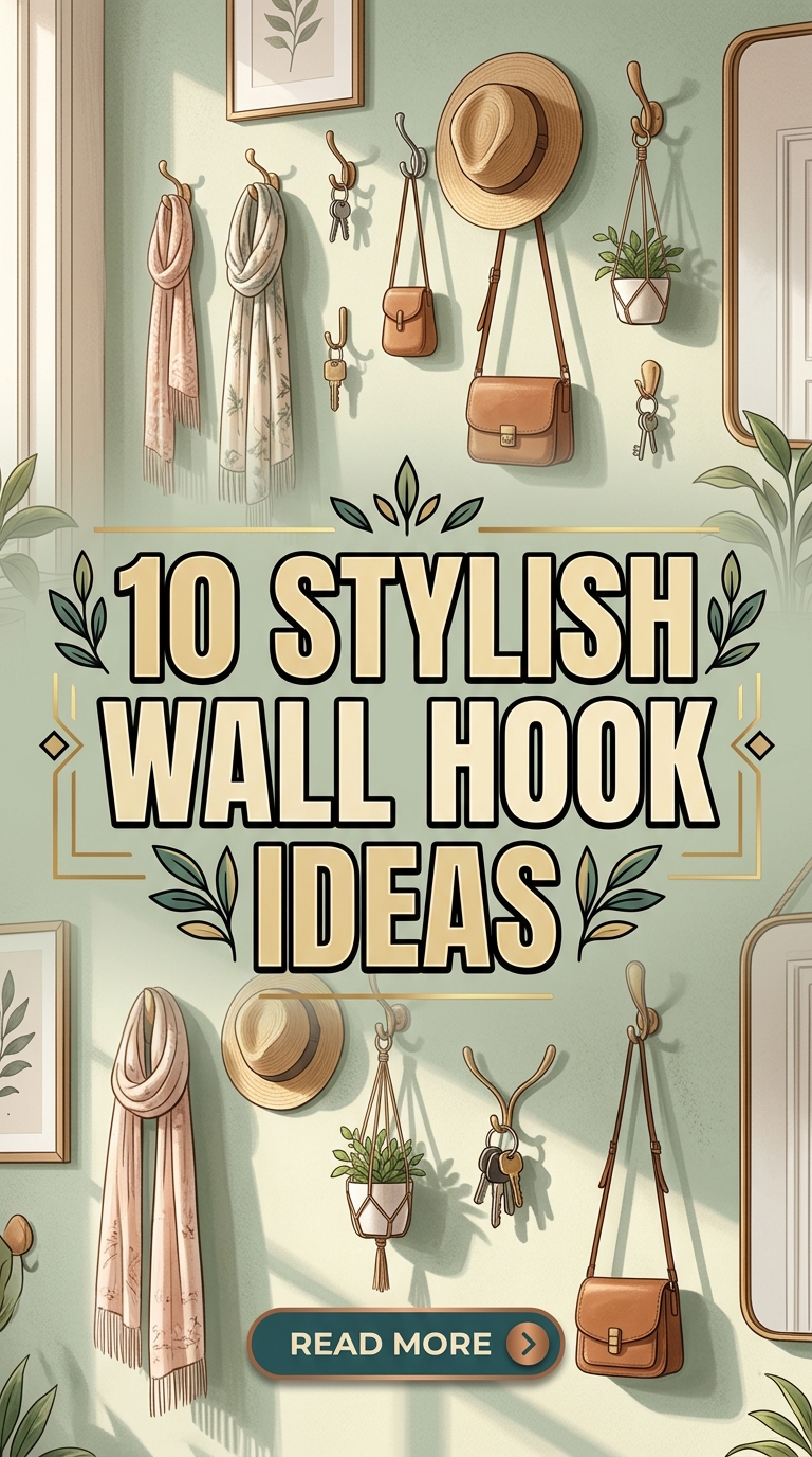 10 Wall Hook Ideas To Keep Your Home Stylish And Organized