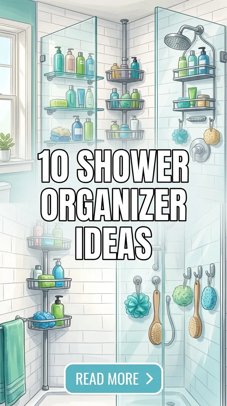 10 Shower Organizer Ideas To Maximize Bathroom Storage In Style