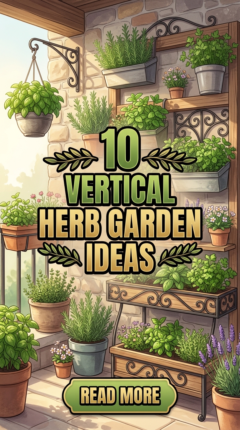 10 Vertical Herb Garden Ideas To Grow Fresh Herbs In Small Spaces
