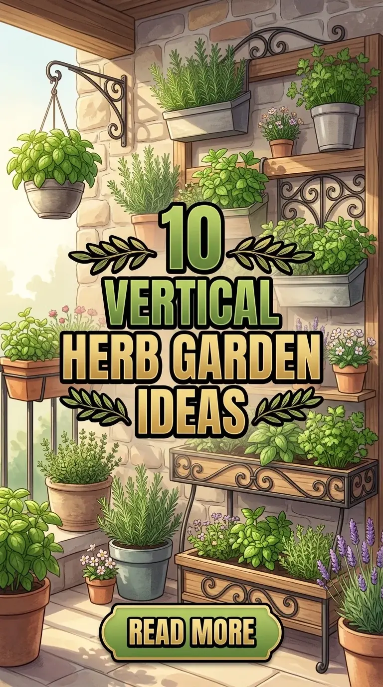 10 Vertical Herb Garden Ideas To Grow Fresh Herbs In Small Spaces