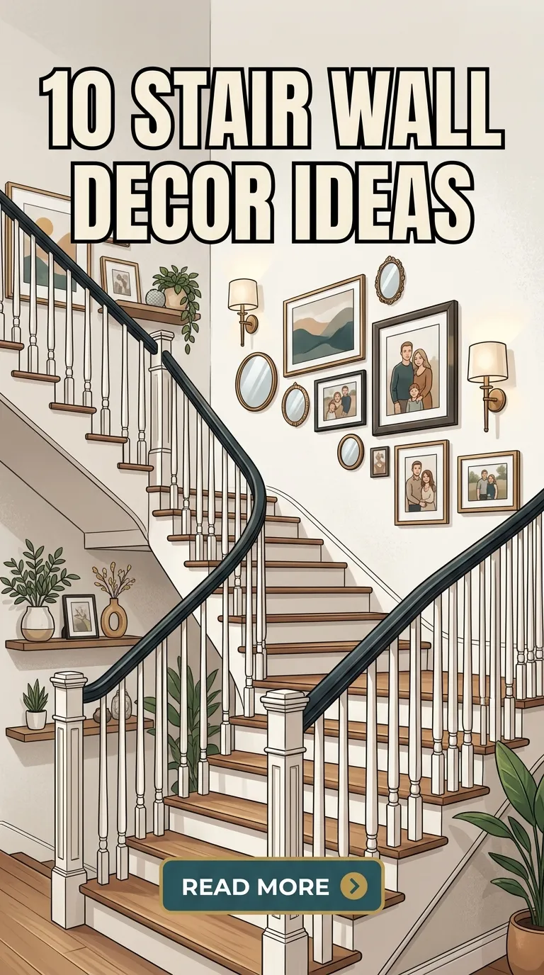 10 Stair Wall Decor Ideas To Transform Your Hallway With Style