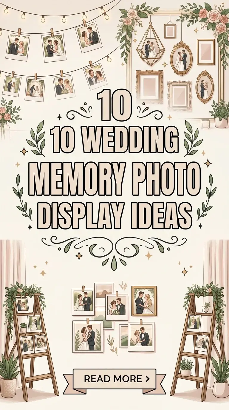 10 Wedding Memory Photo Display Ideas To Celebrate Your Love Story