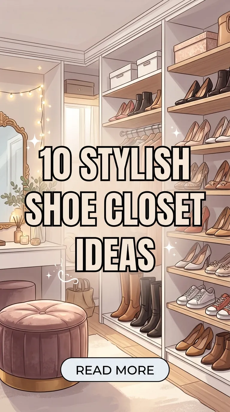 10 Stylish Shoe Closet Ideas For An Organized And Luxurious Wardrobe