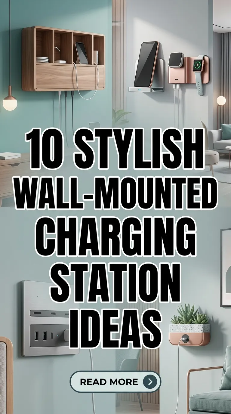 10 Stylish Wall-mounted Charging Station Ideas For A Clutter-free Home