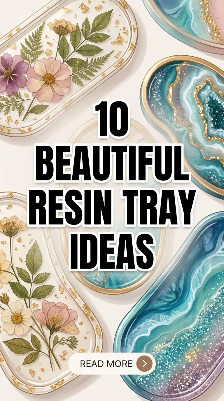 10 Beautiful Resin Tray Ideas To Elevate Your Home Décor