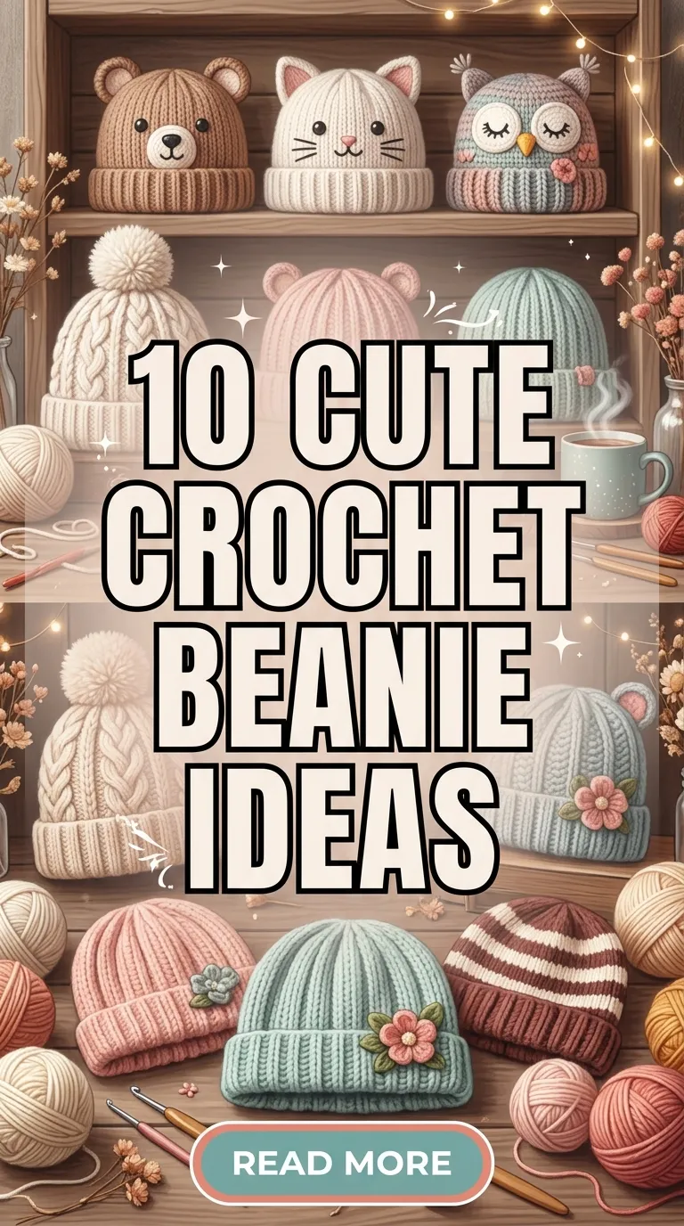 10 Cute Crochet Beanie Ideas To Keep You Cozy And Stylish