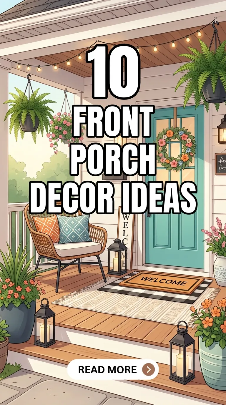 10 Front Porch Decor Ideas To Create A Warm And Welcoming Entrance